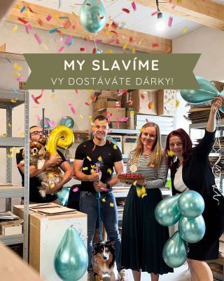 Slavíme narozeniny! 🥳 A máme pro vás dárky v podobě slev! Tak utíkejte kouknout na e-shop! ☝🏻 Ani se nám nechce věřit, že...